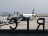 Mezipřistání na letišti v Arice, Chile