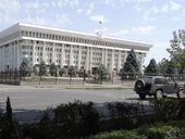 Hlavní město Biškek, Kyrgyzstán
