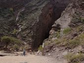 Vstup do Amfiteátru - dalšího kouzelného místa v údolí řeky Las Conchas, Argentina