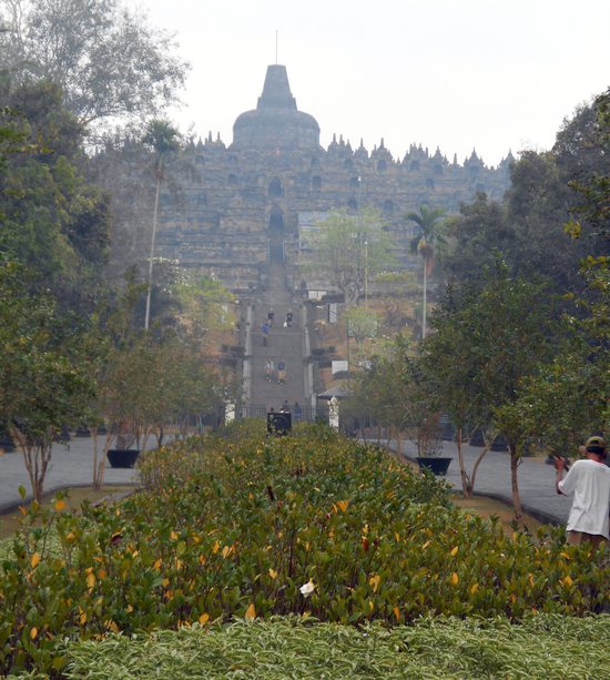 Borobudur, Jáva, Indonésie