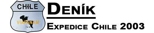 Deník - expedice Chile 2003