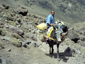 Jebel Toubkal (4167m), Vysoký Atlas, Maroko
