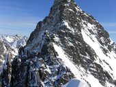 Zimní výstup na Ťažký štít (2520m), Vysoké Tatry, Slovensko