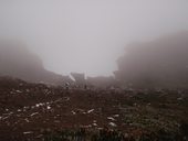 Výstup na sopku Pichincha z konečné stanice lanovky Cruz Loma, Quito, Ekvádor