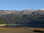 NP Conguillío, tady ožívají obrazy Zdeňka Buriana - sopky, jezera, lávová pole a araukáriové lesy, Chile