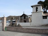 Kostelík v Putre, Chile