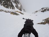 Kozia Kôpka (2100m) - středem jižní stěny, Vysoké Tatry, Slovensko