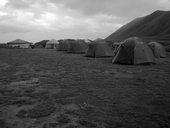 Cesta z Oše do základního tábora Ačik-Taš (3600m), Kyrgyzstán
