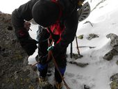 Zimní výstup na Ťažký štít (2520m), Vysoké Tatry, Slovensko