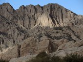 Skalní formace v přírodní rezervaci Angastaco