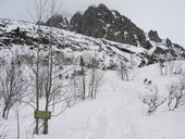 Východná Žeruchová veža (2080m) - jihovýchodní roklinou na hřeben, Vysoké Tatry, Slovensko