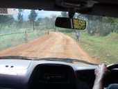 Jízda v matatu z Nairobi do vesničky Chogoria