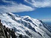 panorama z Aiguille du Midi