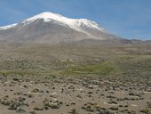 Guallatiri (6071m) ze severozápadu