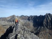 Přechod Soliskového hřebene z jihu na sever, Vysoké Tatry, Slovensko