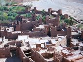 Hliněné hrady v poušti - Aït Benhaddou, Maroko