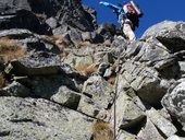 Přechod hřebene Bášt, Vysoké Tatry, Slovensko