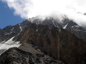 Aklimatizace v pohoří Cordón del Plata poblíž Mendozy, Argentina