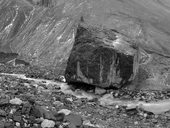 Cesta ze základního tábora Ačik-Taš do C1 (4400m), Kyrgyzstán