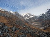 Langtang přes sedlo Ganja La, Nepál