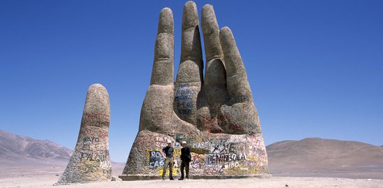Ruka pouště - Mano del Desierto, Chile