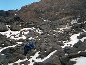 Zimní výstup na Jebel Toubkal (4167m), Vysoký Atlas, Maroko
