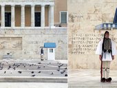 Atény plné antických památek, Řecko
