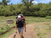 První den na cestě Chogoria Route - z mestečka Chogoria k bráně NP Mount Kenya, Mt. Kenya, Keňa