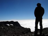 Aklimatizace v pohoří Cordón del Plata poblíž Mendozy, Argentina