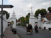 Sultánův palác v Yogyakarta, Indonésie