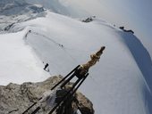 Masiv Monte Rosa, Alpy, Itálie/Švýcarsko