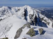 Zimní výstup na Ťažký štít (2520m), Vysoké Tatry, Slovensko