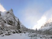 Slavkovský štít (2452m), Veverkův žlab, Vysoké Tatry, Slovensko