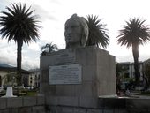 Rumiñawi - incký válečník, který po smrti inckého vládce Atahualpy vedl na území dnešního Ekvádoru odpor proti španělské okupaci, Otavalo, Ekvádor