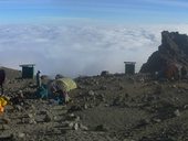 Kibo/Uhuru Peak (5895m), Kilimandžáro, Tanzanie