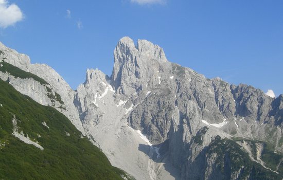 Nejvyšší vrchol Gosaukammu - Bischofsmütze