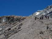 Přístup pod Aconcagua údolími Vacas a Relinchos, Argentina