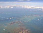 Bahamy - východní cíp ostrova Gran Bahama a malé ostrůvky Cay