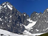 Po tatranské magistrále z Hrebienku přes Veľkou Svišťovku na Chatu pri Zelenom plese, Vysoké Tatry, Slovensko