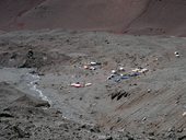 Přístup pod Aconcagua údolími Vacas a Relinchos, Argentina