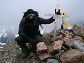 Aklimatizace v pohoří Cordón del Plata poblíž Mendozy, Argentina