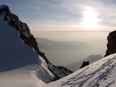 Masiv Monte Rosa, Alpy, Itálie/Švýcarsko