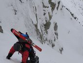 Slavkovský štít (2452m), Veverkův žlab, Vysoké Tatry, Slovensko