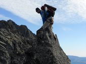 Přechod hřebene Bášt, Vysoké Tatry, Slovensko