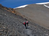 Aklimatizace v pohoří Cordón del Plata poblíž Mendozy, Argentina