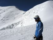 Aklimatizační procházka do třetího výškového tábora C3 (6125m), Kyrgyzstán