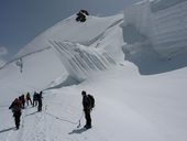 Masiv Monte Rosa, Alpy, Itálie/Švýcarsko