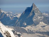 Masiv Monte Rosa, Alpy, Itálie/Švýcarsko