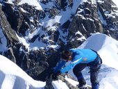 Zimní výstup na Ťažký štít (2520m), Vysoké Tatry, Slovensko