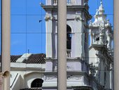 Reflexe katedrály, Salta, Argentina
